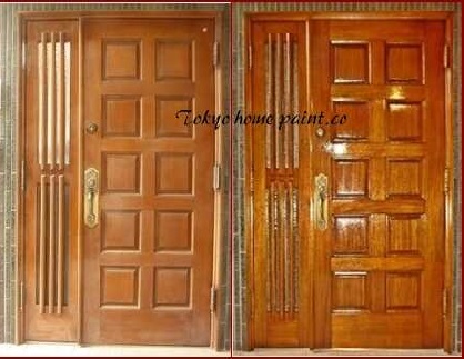 木製玄関ドア塗装の専門会社yamahaドア Aicaドア等