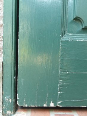 ヤマハ玄関ドア塗装2