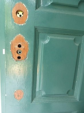 ヤマハ玄関ドア塗装3